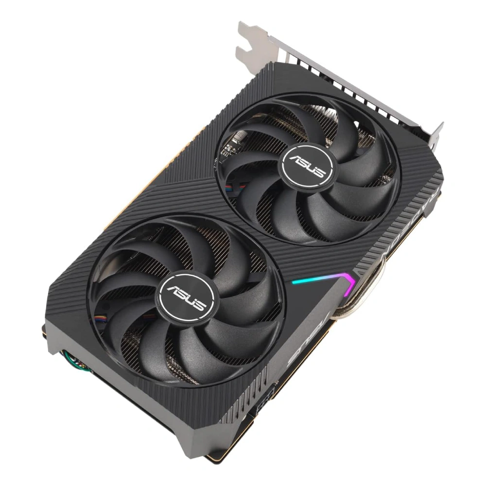 Asus Graphic Card Dual RX 6500 XT 4GB DDR6 V2 OC Dual Fan view 8